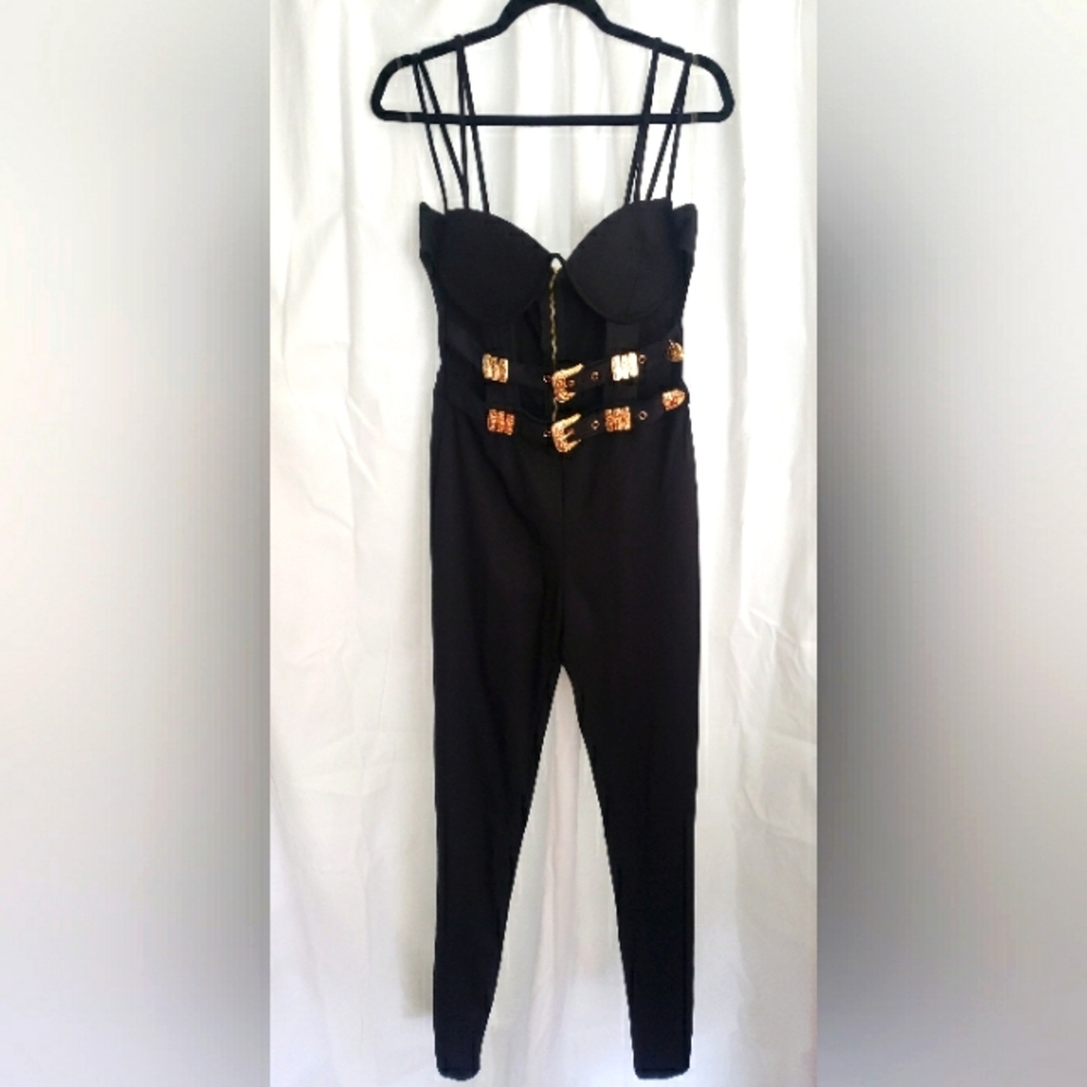 Fashion Nova Bustier Jumpsuit